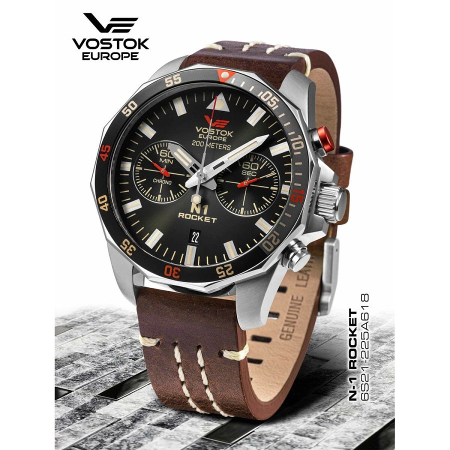 Herreur Vostok 6S21-225A618 Sort #2