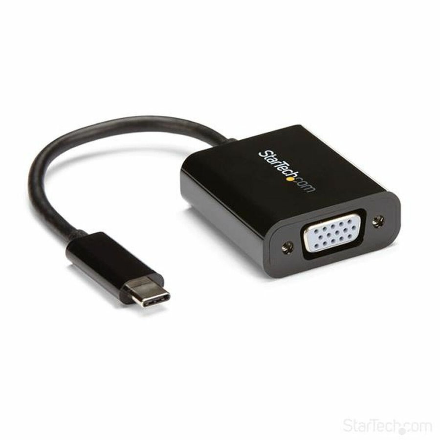 USB C til VGA-adapter Startech CDP2VGA              Sort #1