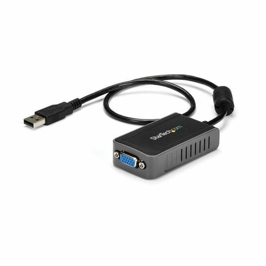 USB til VGA-adapter Startech USB2VGAE2            Sort #1