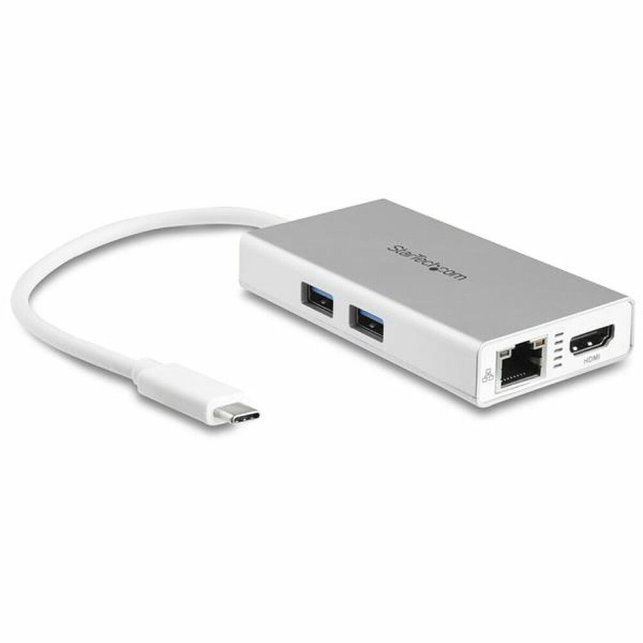 USB Hub Startech DKT30CHPDW Hvid 60 W #1