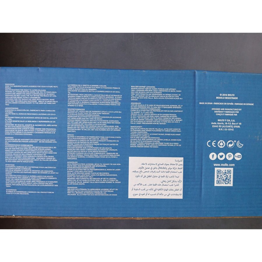 Trehjulet Cykel Urban Trike City Molt (89 cm) #4