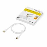 HDMI-kabel Startech RHDMM1MPW            4K Ultra HD 1 m Hvid #4