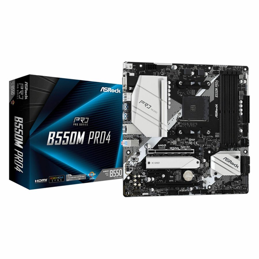 Motherboard ASRock B550M Pro4 AMD B550 AMD AM4 #1