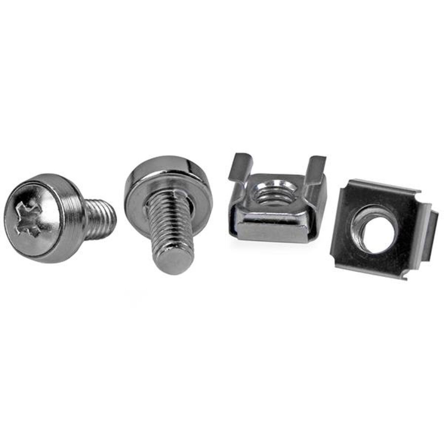 Holder Startech CABSCREWM6 Slvfarvet Rustfrit stl (50 enheder) #2