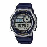 Herreur Casio WORLD TIME ILLUMINATOR - 5 ALARMS, 10 YEAR BATTERY Sort Gr ( 40 mm) ( 43 mm) #1