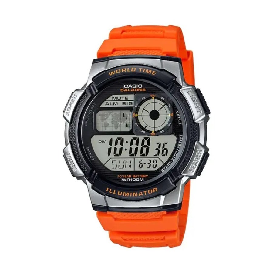 Herreur Casio WORLD TIME ILLUMINATOR Orange ( 43 mm) #1