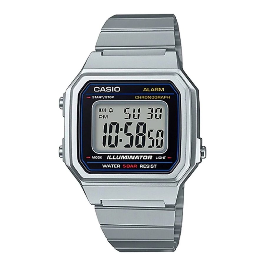 Unisex ur Casio B650WD-1AEF Sort S�lvfarvet (� 41 mm) #1