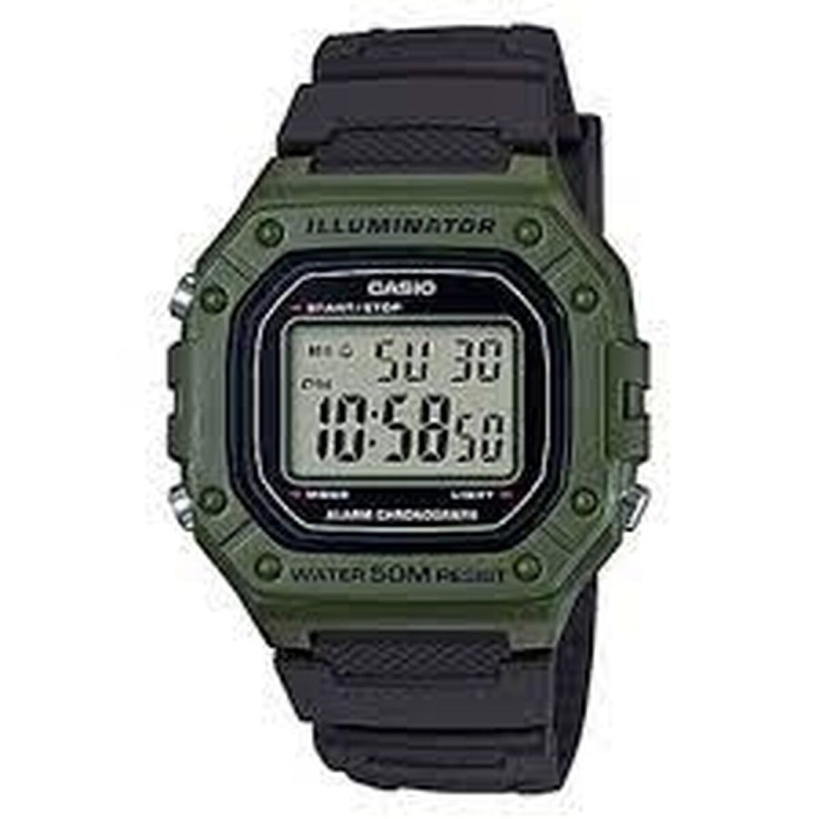 Herreur Casio W-218H-3AVDF Sort ( 43 mm) #1
