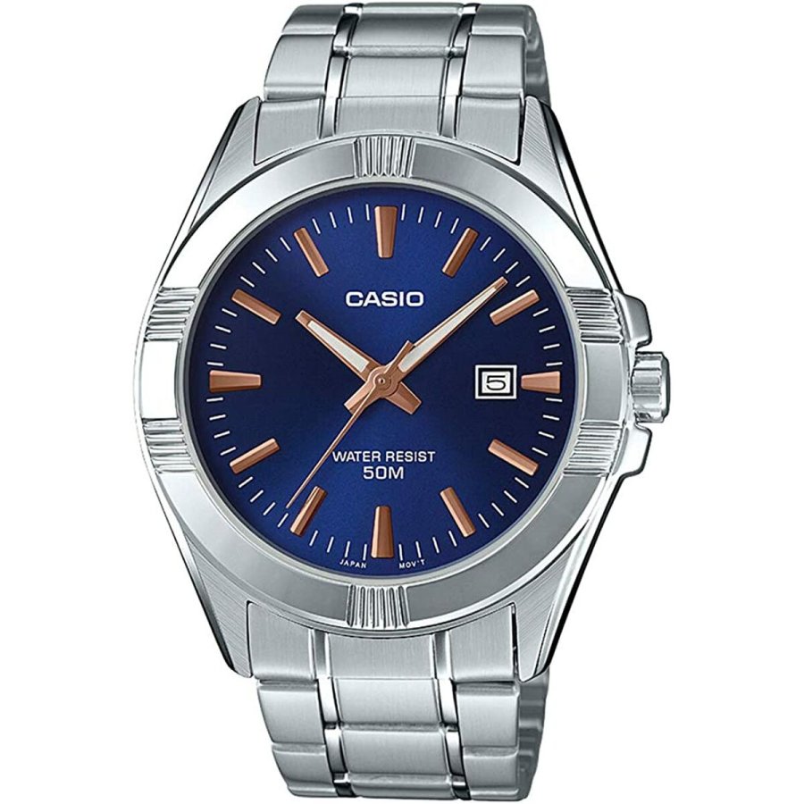 Herreur Casio BOLD DATE - BLUE Slvfarvet ( 43,5 mm) #1