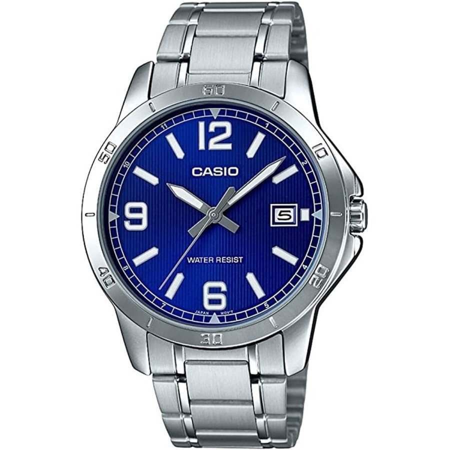 Herreur Casio CASUAL DATE STEEL - BLUE Slvfarvet ( 41,5 mm) ( 47 mm) #1