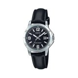 Dameur Casio LADY DATE, LEATHER - BLACK ( 35 mm) #1