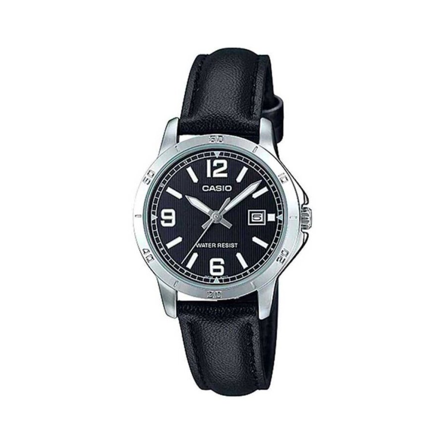 Dameur Casio LADY DATE, LEATHER - BLACK ( 35 mm) #1