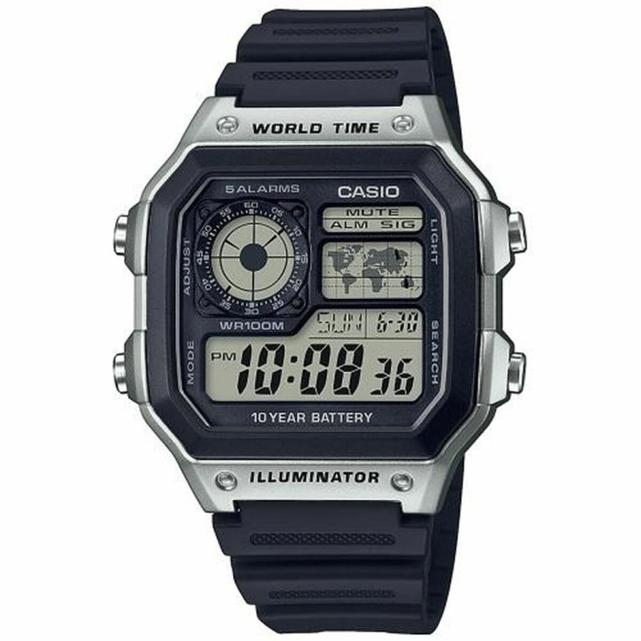 Herreur Casio AE-1200WH-1CVEF Sort Gr ( 40 mm) #1