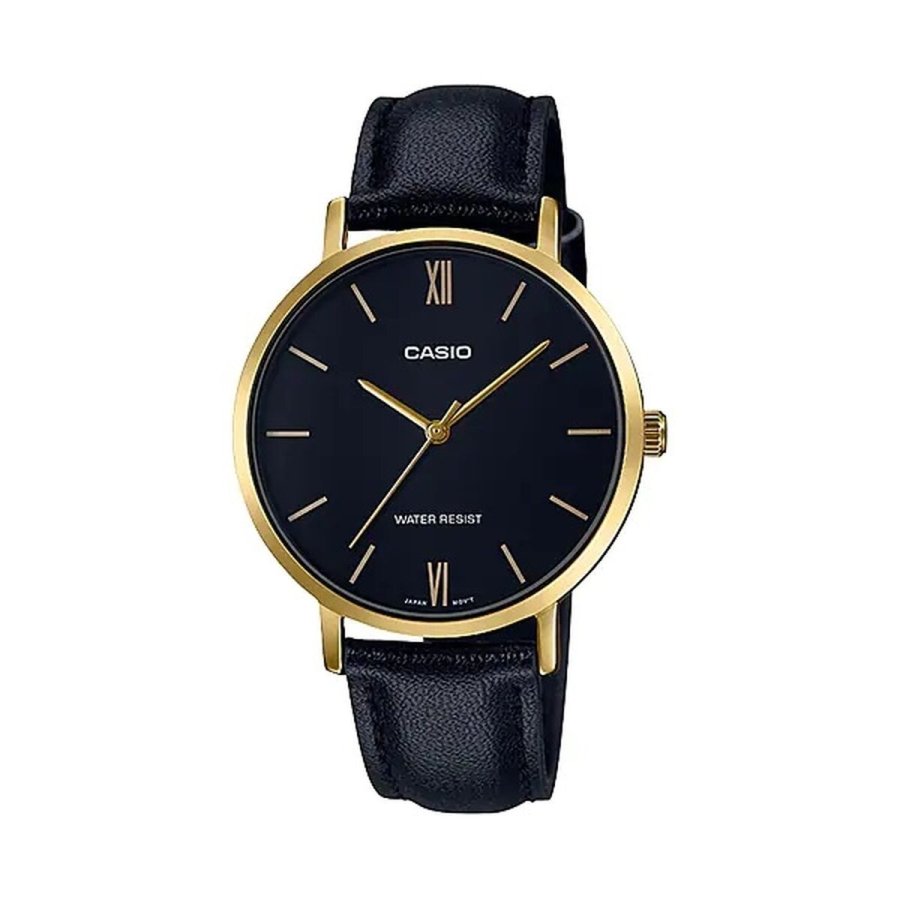 Dameur Casio 3H LEATHER - GOLD, BLACK (� 34 mm) (� 40 mm) #1