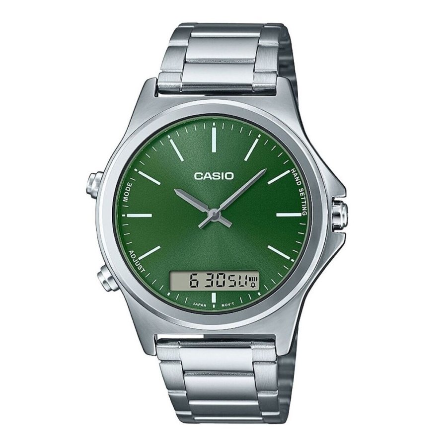 Herreur Casio COLLECTION Grn Slvfarvet ( 41,5 mm) #1
