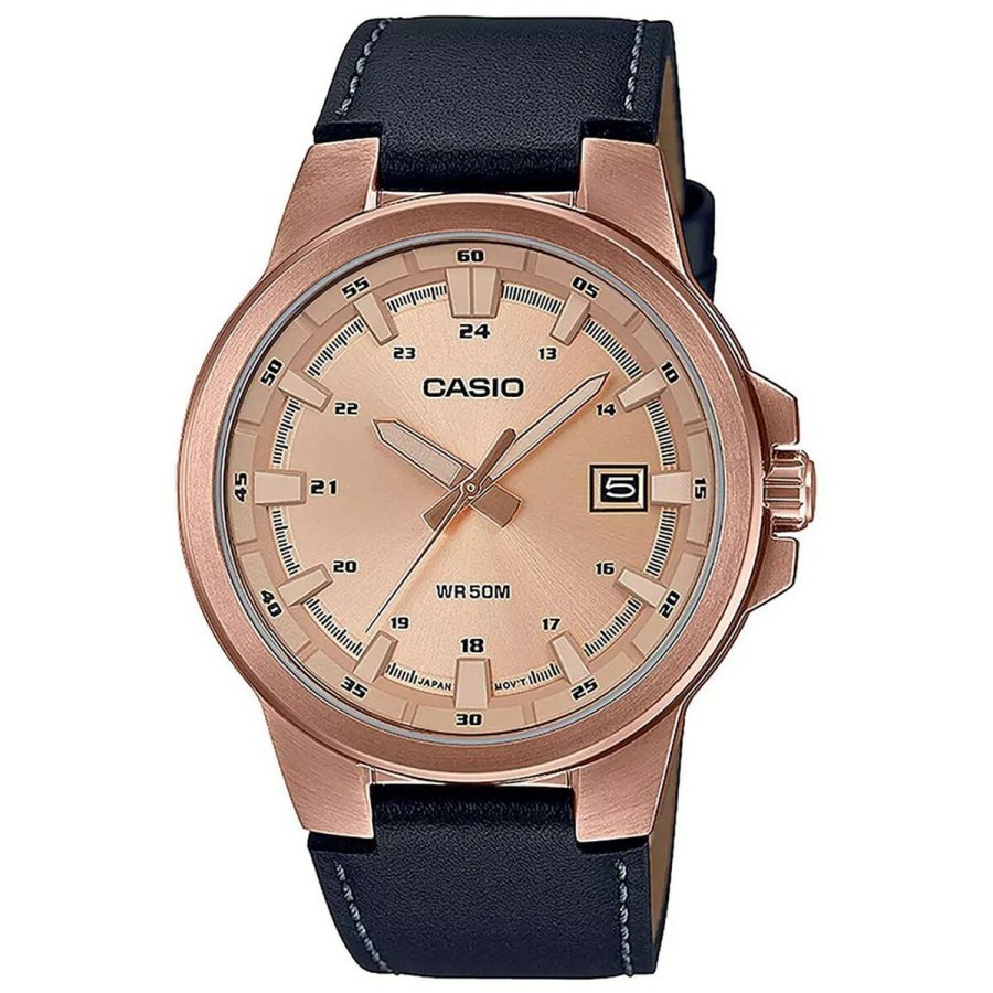 Herreur Casio 3D - LEATHER, ROSE GOLD ***SPECIAL PRICE*** Brun ( 41,5 mm) #1