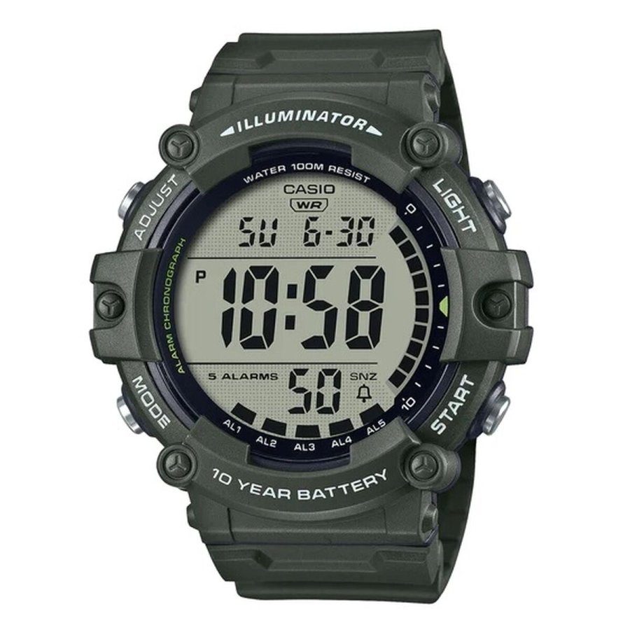 Herreur Casio ILLUMINATOR WORLDTIME - LONG STRAP Sort ( 51 mm) #1