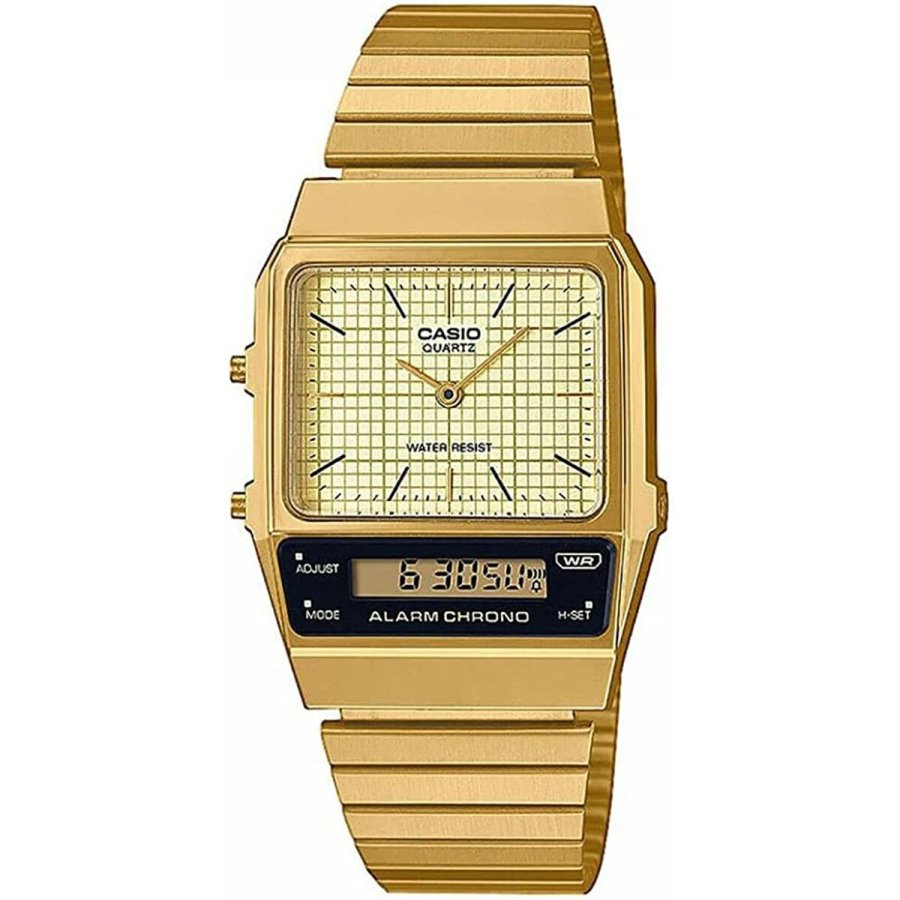 Unisex ur Casio EDGY COLLECTION RETRO DIAL - GOLD ( 40 mm) #1