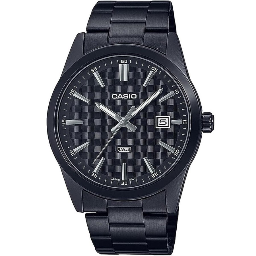 Herreur Casio DATE CARBON LOOK DIAL BLACK SERIE- BLACK Sort ( 41 mm) #1