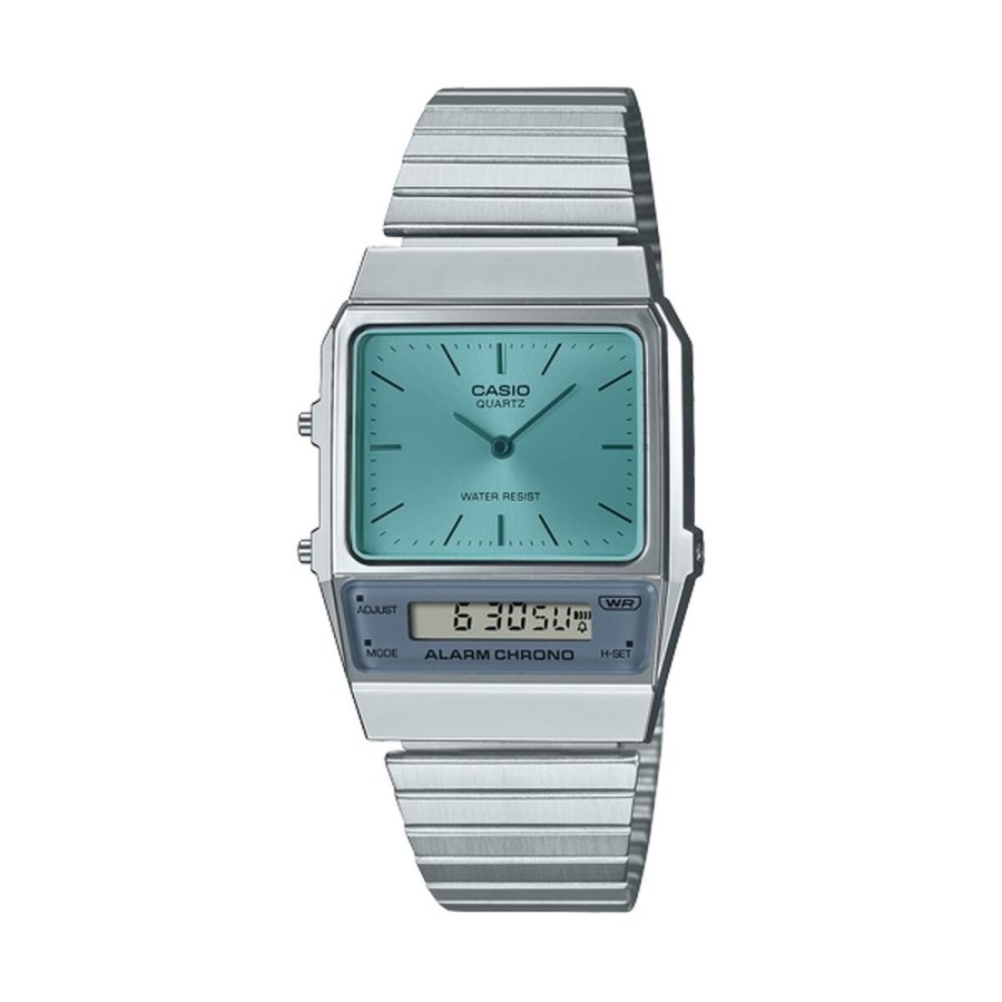 Unisex ur Casio VINTAGE EDGY COLLECTION Slvfarvet ( 40 mm) #1