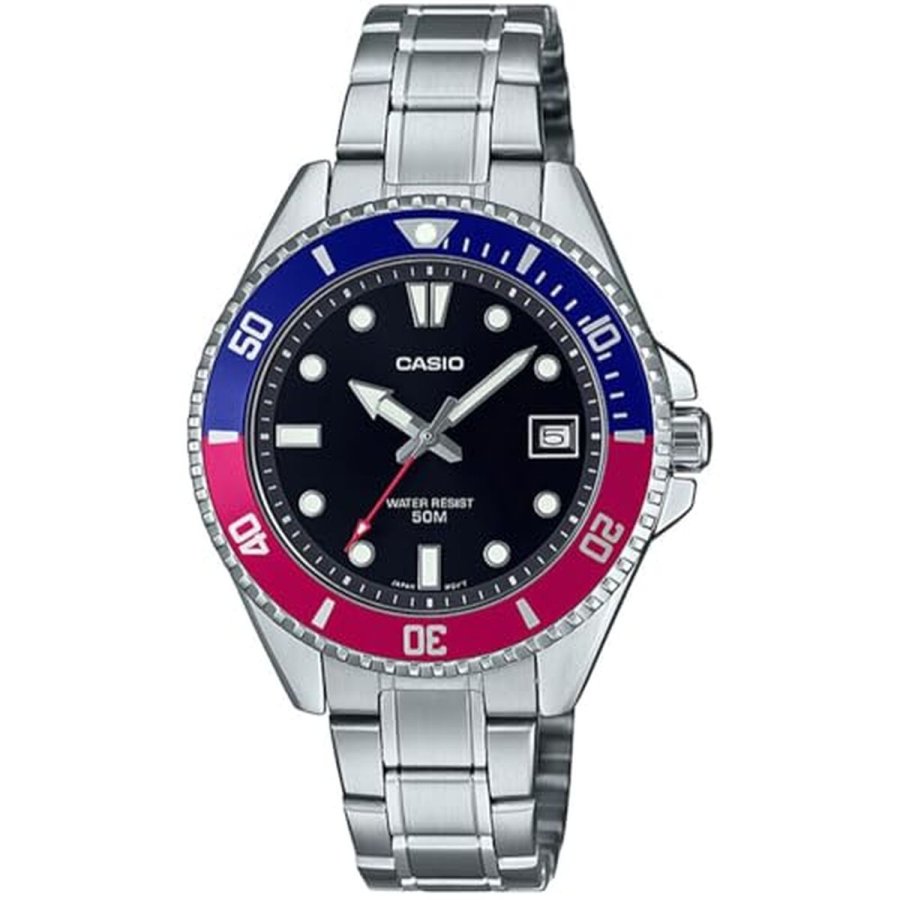 Herreur Casio MDV-10D-1A3VDF S�lvfarvet (� 38,5 mm) #1