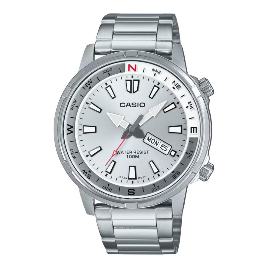 Herreur Casio MTD-130D-7AVDF S�lvfarvet (� 44 mm) #1