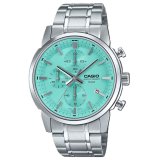 Herreur Casio CHRONO DATE SILVER AQUA #1