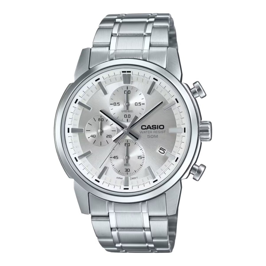 Herreur Casio MTP-E510D-7AVDF S�lvfarvet (� 42 mm) #1
