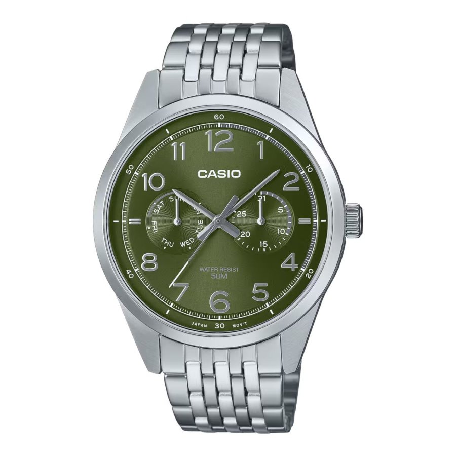 Herreur Casio MTP-E340D-3AVDF S�lvfarvet (� 42 mm) #1