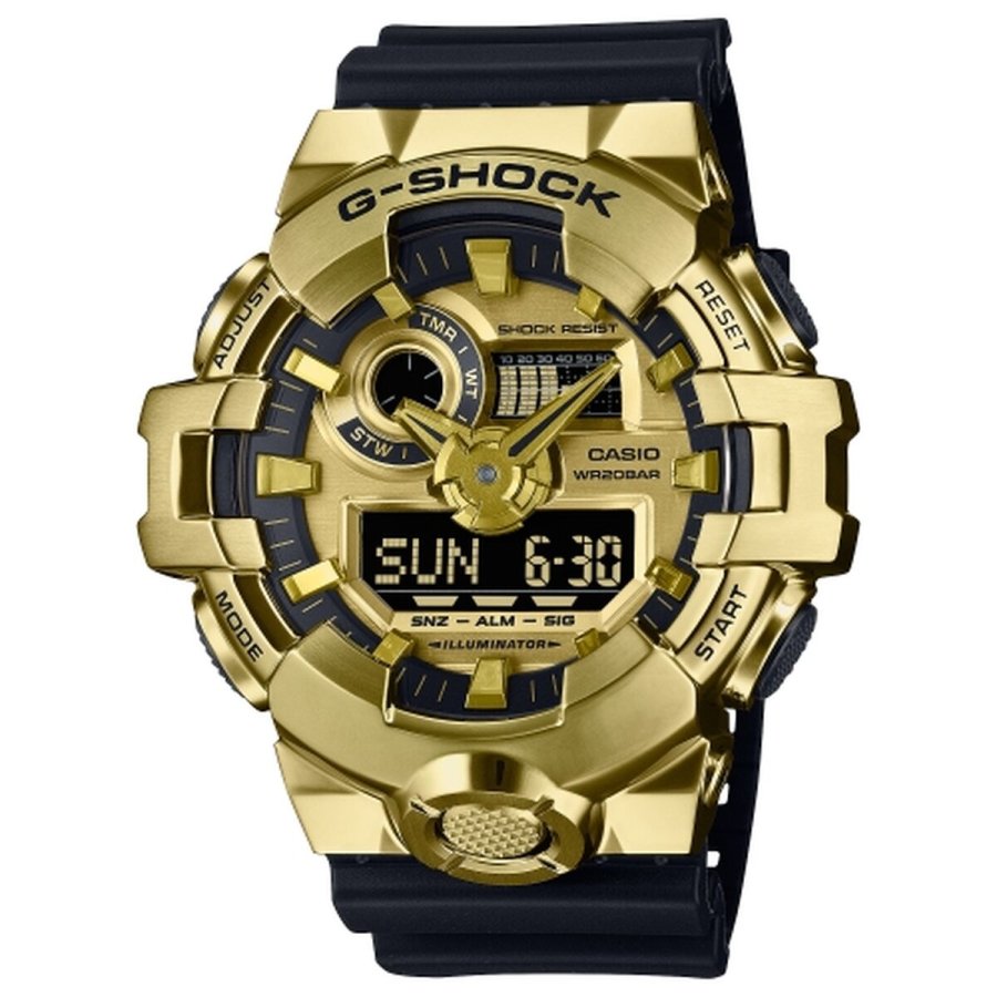 Herreur Casio G-Shock GM-700G-9AER Sort Gylden #1
