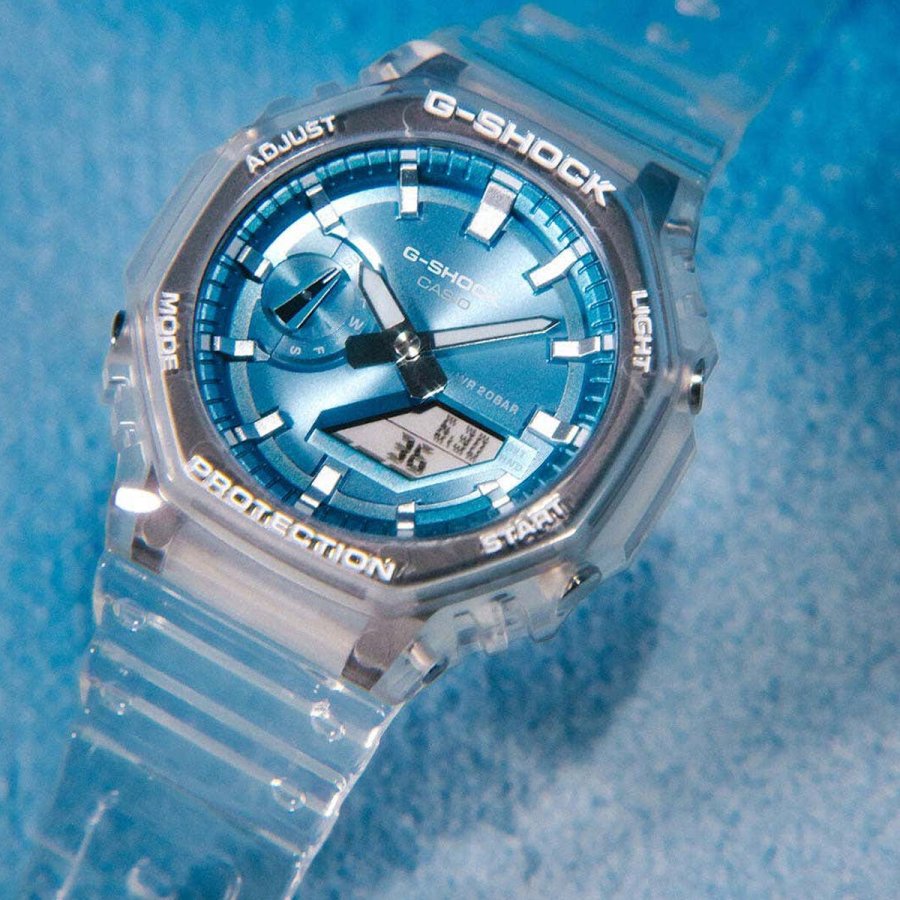Herreur Casio G-Shock BRIGHT METALLIC - LIGHT BLUE ( 44,5 mm) #5