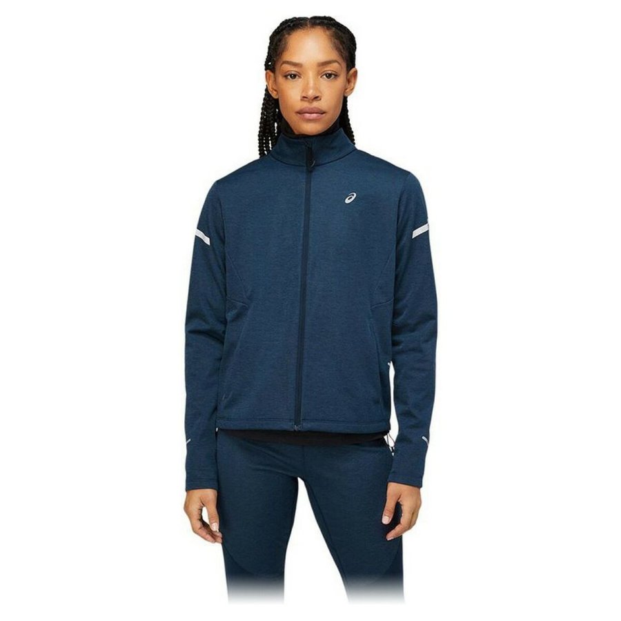 Sportsjakke til damer Asics Lite-Show Marinebl #1