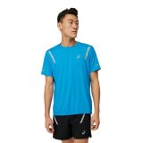 Kort�rmet T-shirt til M�nd Asics Life-Show Bl� #1
