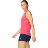 Kort�rmet T-shirt til Kvinder Asics Core Tank Pink #6