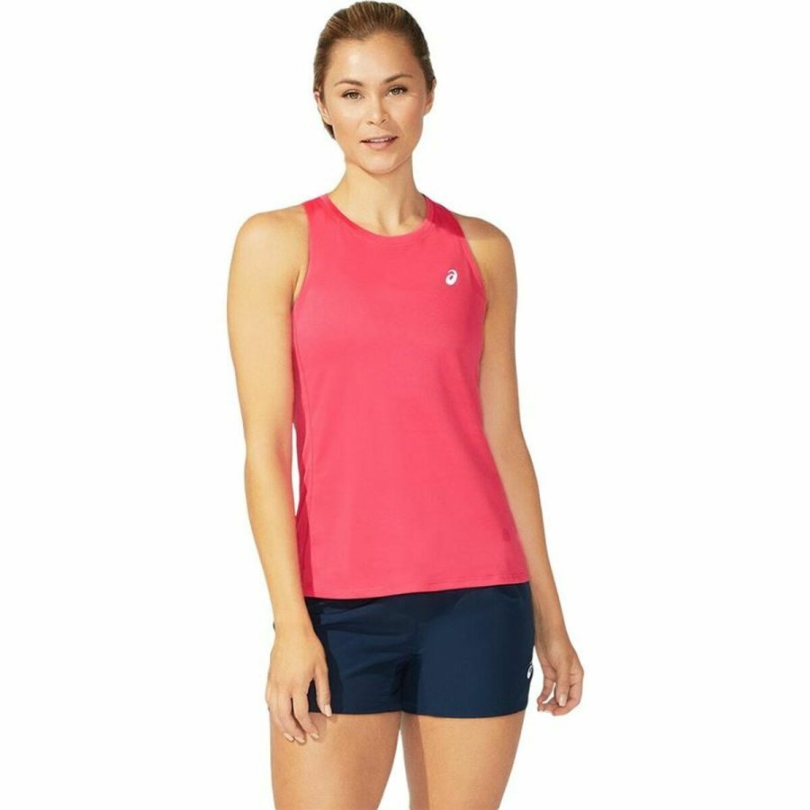 Kort�rmet T-shirt til Kvinder Asics Core Tank Pink #3