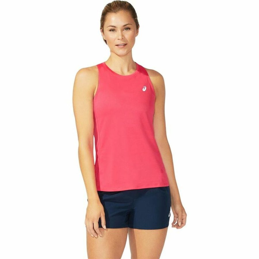 Kort�rmet T-shirt til Kvinder Asics Core Tank Pink #2