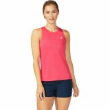 Kort�rmet T-shirt til Kvinder Asics Core Tank Pink #4