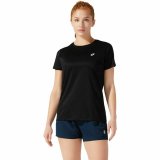Kortrmet T-shirt til Kvinder Asics Core SS Sort #4