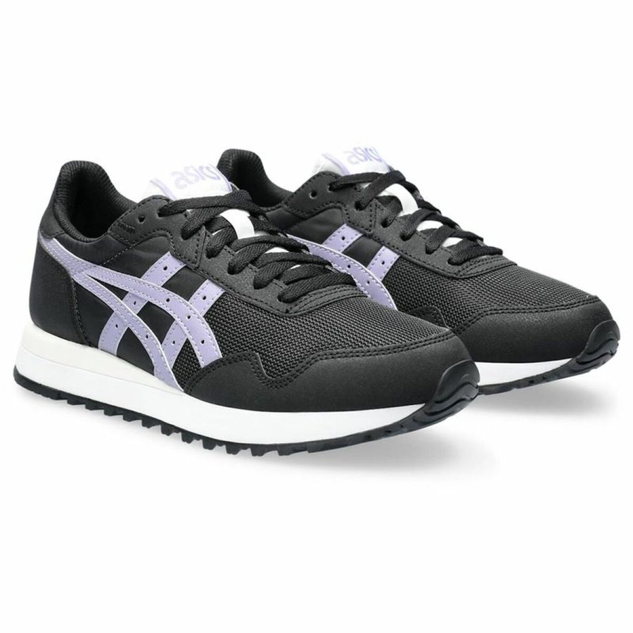 Kvinde Casual Sneakers Asics Tiger Runner II Sort #5