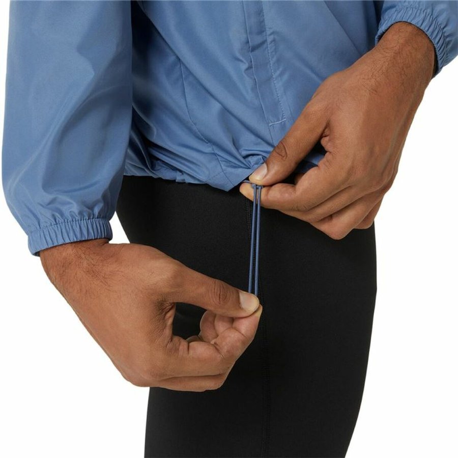 Sport Jakke til M�nd Asics Core Bl� Hvid #6