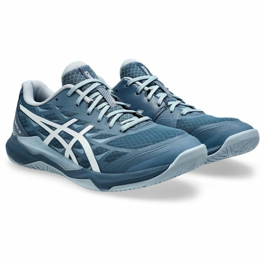 Tr�ningssko Asics Gel-Tactic 12 Bl� M�nd H�ndbold #5