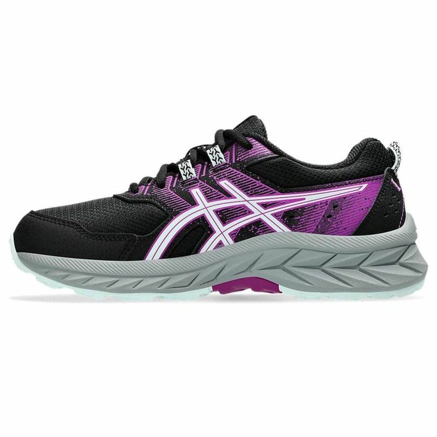 Sportssko til b�rn Asics Pre Venture 9 Gs Sort Pink #2