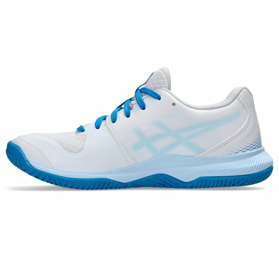 Tr�ningssko Asics Gel-Tactic 12 Bl� Hvid Dame H�ndbold #2