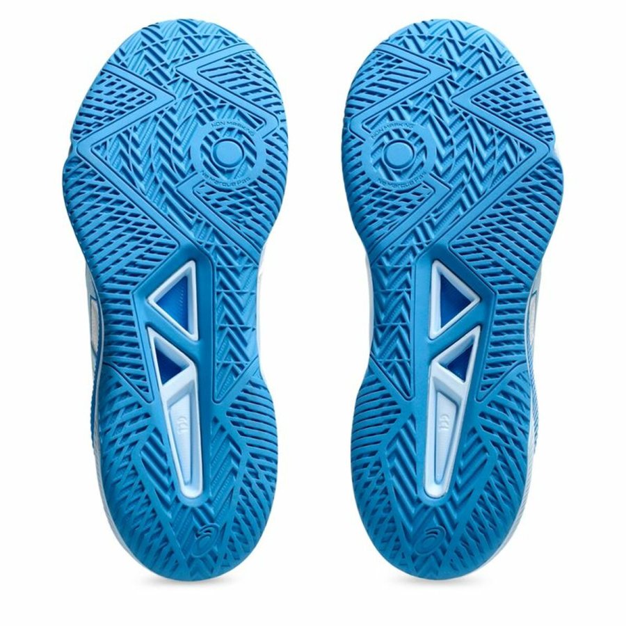 Tr�ningssko Asics Gel-Tactic 12 Bl� Hvid Dame H�ndbold #3