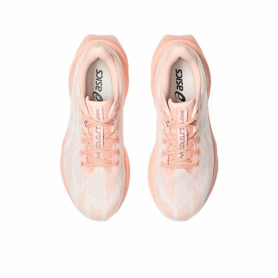 L�besko til voksne Asics Dynablast 5 Hvid Orange Laksefarvet #4