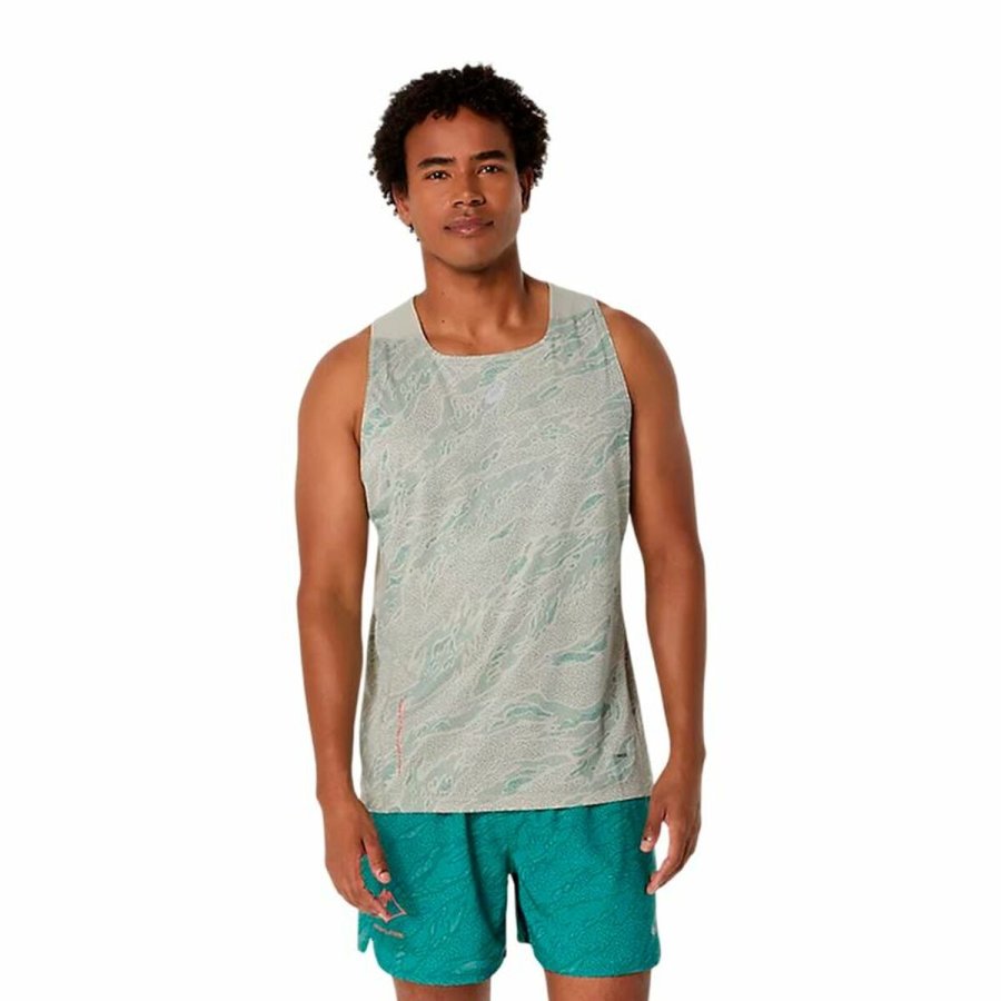 Tank top mnd Asics Fujitrail Singlet Gr Lysegr #1