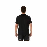 Kortrmet T-shirt til Mnd Asics Fujitrail Logo Ss Top Sort #2