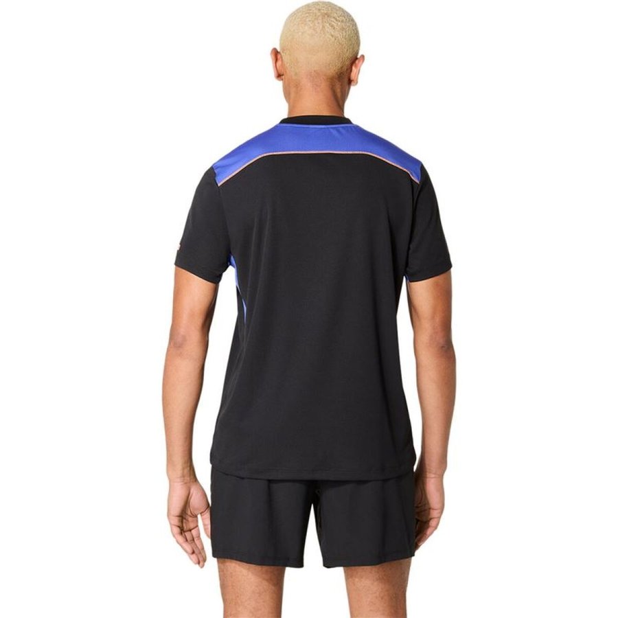 Kort�rmet T-shirt til M�nd Asics ASICS Padel Court Ss Top Sort (S) #2