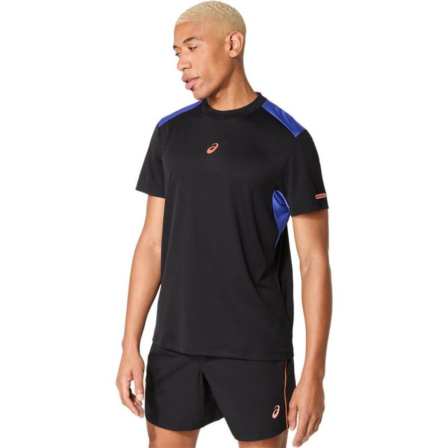 Kort�rmet T-shirt til M�nd Asics ASICS Padel Court Ss Top Sort (S) #3