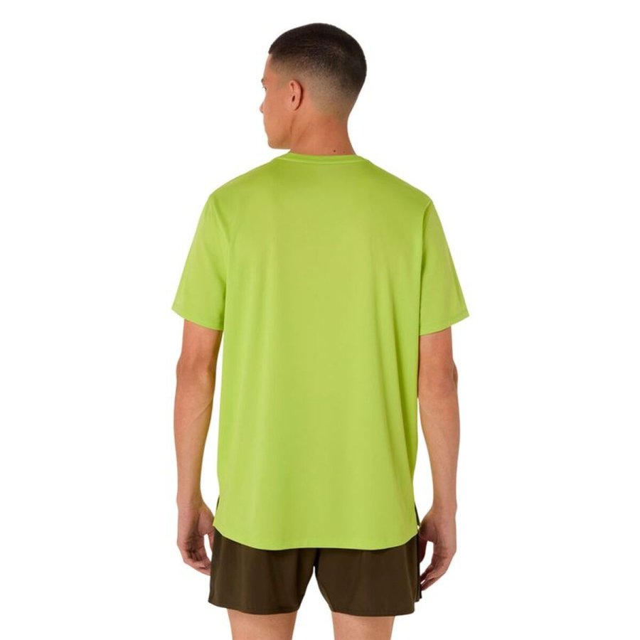 Kort�rmet T-shirt til M�nd Asics Core Limegr�n #2